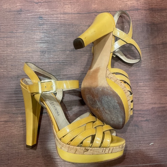 LAST CHANCE GASTONE LUCIOLI Italy Platform Sandals - Picture 1 of 1